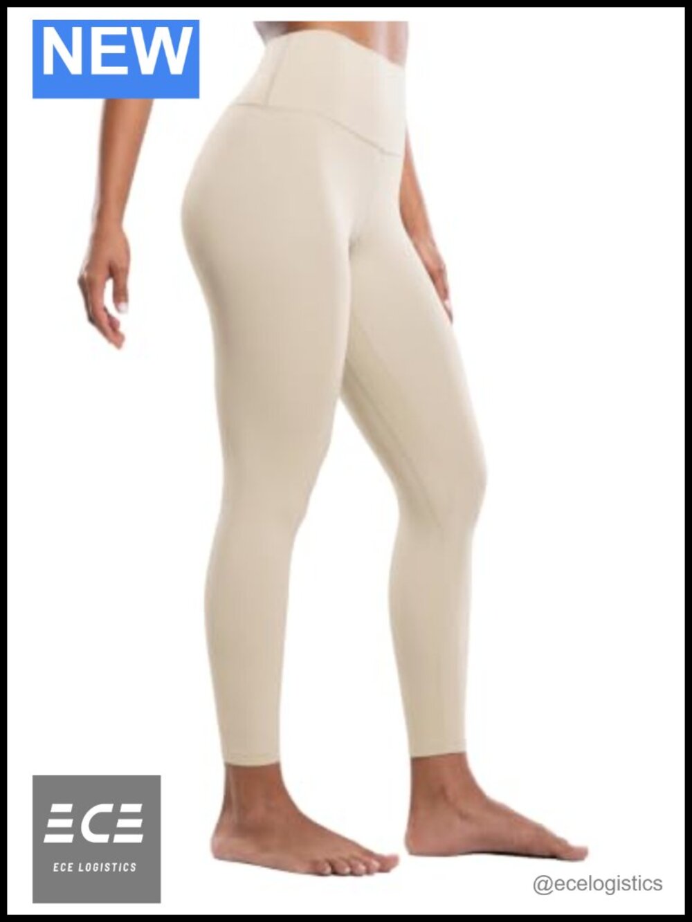 High Waist Yoga Leggings Women V Contour Seam 7/8 Ankle Workout Pants